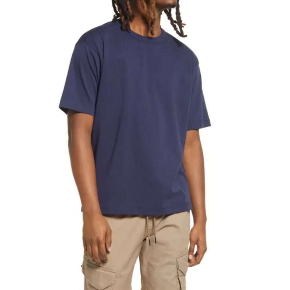 BP. Solid Cotton Crewneck T-Shirt